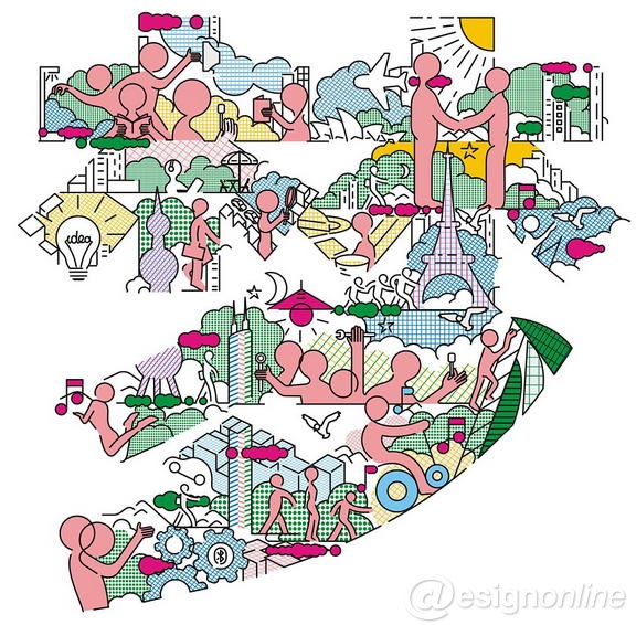 图8 乐迈科技十周年年会主题设计